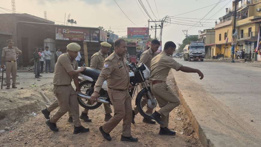 Hapur : हापुड़ के देहरा गांव में महाराणा प्रताप जयंती पर विवाद के बाद पथराव, पुलिस ने संभाला मोर्चा