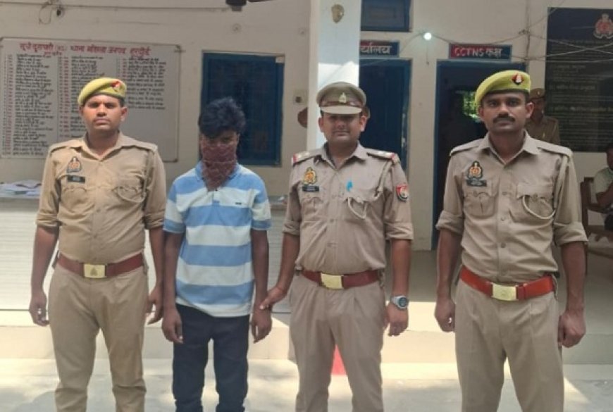 Hardoi: मझिला पुलिस ने चोरी की घटना का किया खुलासा, आरोपी गिरफ्तार।