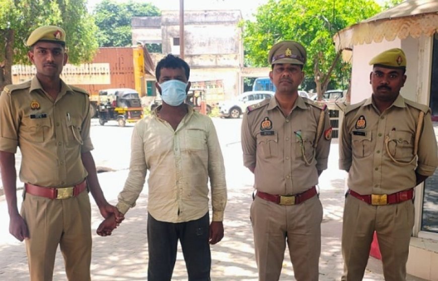 Hardoi: मल्लावां पुलिस और एसटीएफ आगरा की संयुक्त कार्रवाई में एक लाख रुपये का इनामी आरोपी गिरफ्तार