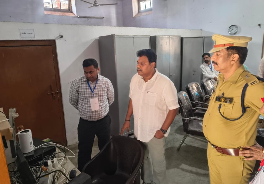 Sitapur : लेखपाल मुख्य परीक्षा केंद्रों का जिलाधिकारी ने लिया जायजा, व्यवस्थाएं दुरुस्त करने के दिए निर्देश