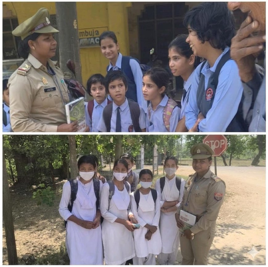 Saharanpur : छुटमलपुर में महिला पुलिस टीम ने छात्राओं और महिलाओं को सुरक्षा के प्रति किया जागरूक