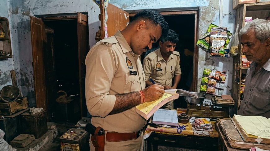 Hathras : अजरोई गांव में परचून की दुकान का ताला तोड़कर हजारों की चोरी, पुलिस जांच में जुटी