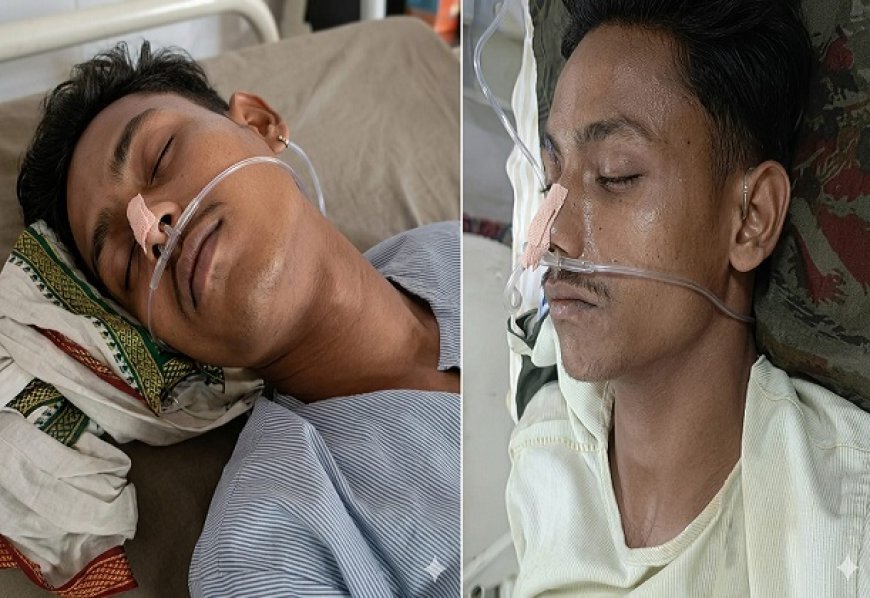 Bajpur: गांव बाजपुर में एक युवक ने दो भाइयों पर चाकू गंडासे से किया जान लेवा हमला हालत गंभीर। 