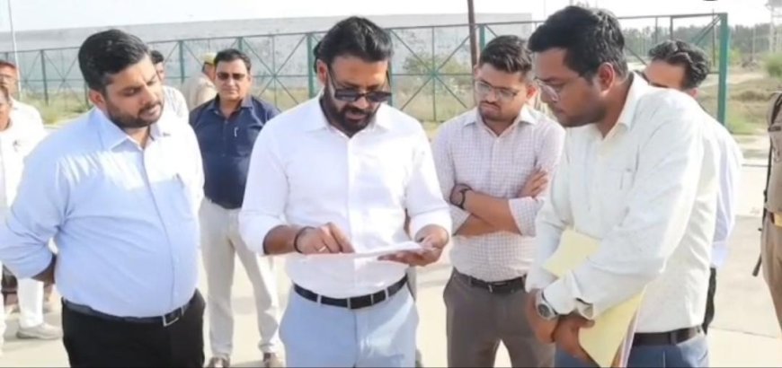 Saharanpur : निर्माणाधीन स्पोर्ट्स कॉलेज का जिलाधिकारी ने किया मुआयना, बेहतर काम और तय समय में निर्माण पूरा करने के निर्देश