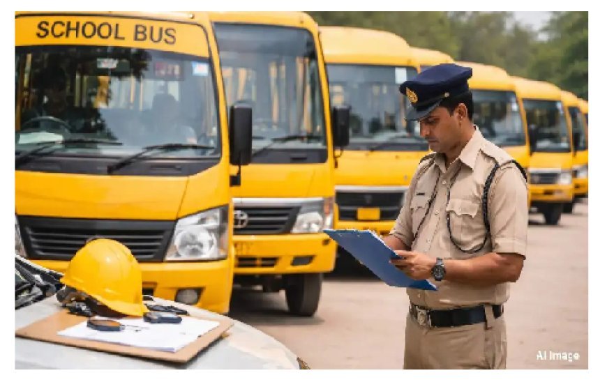 Hardoi: स्कूली वाहनों की फिटनेस एवं परमिट नवीनीकरण का कार्य तत्काल करा लेंः-एआरटीओं