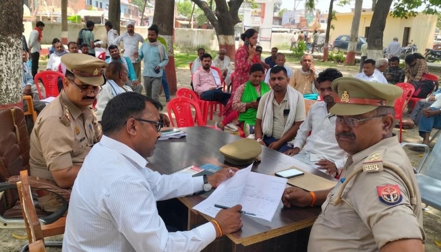 Hardoi: अतरौली थाना में समाधान दिवस आयोजित, 23 शिकायतों में 10 का मौके पर निस्तारण।