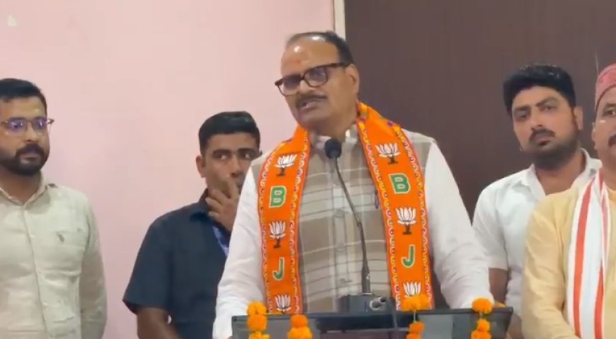 Sambhal: सम्भल में गरजे डिप्टी सीएम बृजेश पाठक: अब विकास के नक्शे पर नंबर वन बनेगा सम्भल।