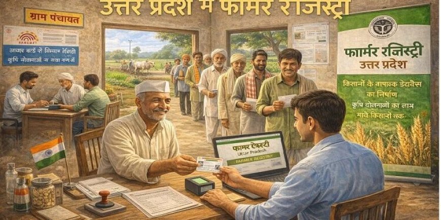 Lucknow : फार्मर रजिस्ट्री में 2.28 करोड़ से अधिक किसानों का पंजीकरण, लक्ष्य का 79.10 प्रतिशत कार्य पूरा