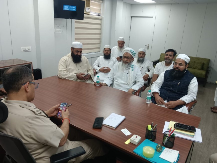 पीतमपुरा तोड़फोड़ मामला- विधायक के खिलाफ कानूनी कार्रवाई के लिए जमीयत ने पुलिस को सौंपा ज्ञापन