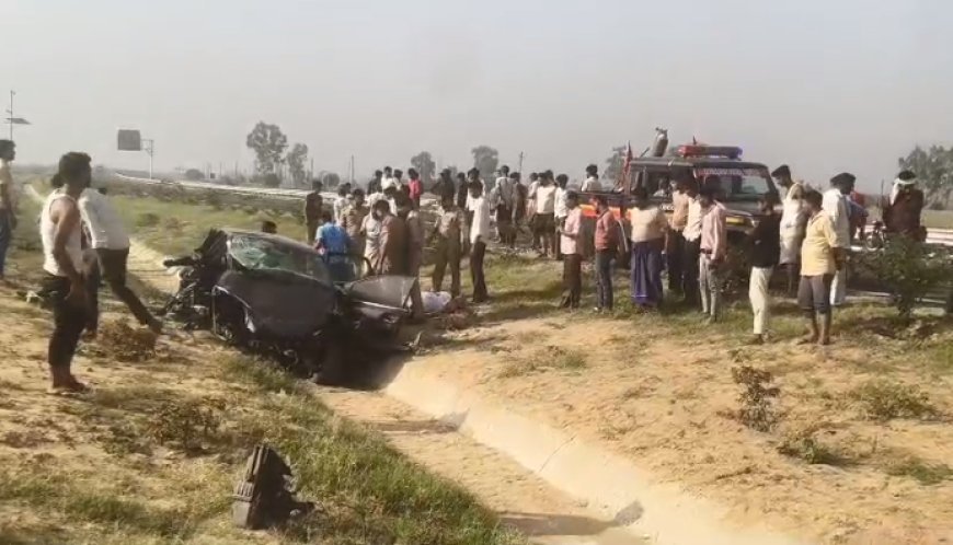 Sambhal: गंगा एक्सप्रेस-वे पर मौत की रफ्तार: रॉन्ग साइड बनी काल, पिता-बेटी की दर्दनाक मौत, मां-बेटी समेत मासूम जिंदगी से जंग। 