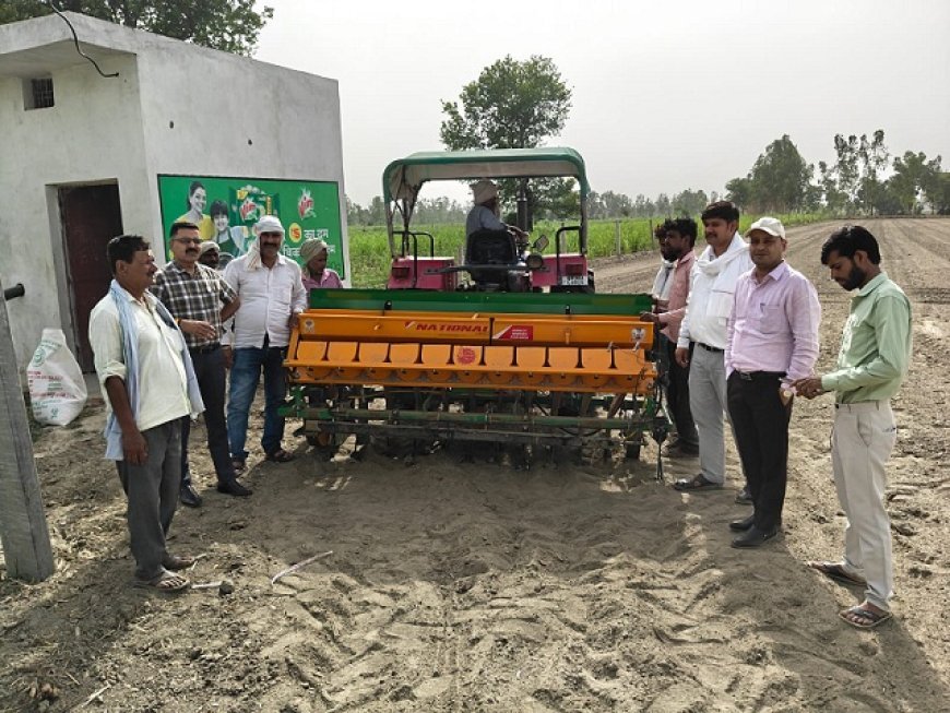 Hardoi: हरदोई में धान की सीधी बुआई को बढ़ावा, खरीफ सत्र में 5000 हेक्टेयर का लक्ष्य।