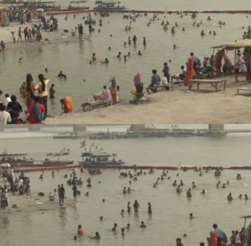 Ayodhya : गंगा दशहरा पर सरयू नदी के घाटों पर उमड़ी श्रद्धालुओं की भारी भीड़, लोगों ने पवित्र स्नान कर किया दान-पुण्य