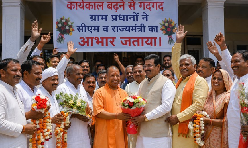 Deoband: कार्यकाल बढ़ने से गदगद ग्राम प्रधानों ने सीएम व राज्यमंत्री का आभार जताया। 