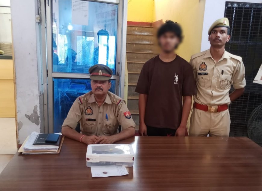 Hathras: हत्या के प्रयास के मामले में नामजद आरोपी गिरफ्तार, तमंचा व कारतूस बरामद। 