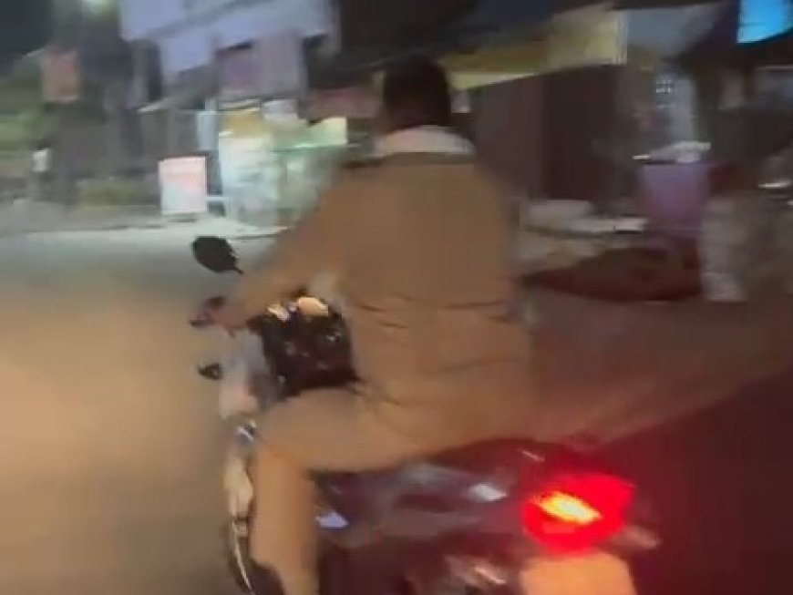 Hardoi : बिना हेलमेट बाइक चलाते पुलिसकर्मियों का वीडियो वायरल, शिकायत के बाद कटे चालान