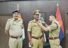 Hardoi: अति उत्कृष्ट सेवा पदक से सम्मानित हुए उपनिरीक्षक शिवाकान्त पाण्डेय।