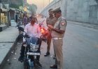 Hardoi : संडीला में पुलिस ने चलाया चेकिंग अभियान, यातायात नियम तोड़ने वाले 53 वाहनों का चालान और तीन सीज