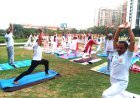 Hardoi International Yoga Day: हरदोई में अंतरराष्ट्रीय योग दिवस पर सामूहिक योगाभ्यास, अमित चौहान ने दैनिक जीवन में योग अपनाने की अपील की