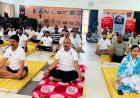 Hardoi : भाजपा कार्यालय में अंतर्राष्ट्रीय योग दिवस पर हुआ सामूहिक योगाभ्यास, जिलाध्यक्ष अजीत सिंह बब्बन ने योग को बताया संतुलित जीवन का आधार