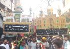 Sambhal : “या हुसैन” की सदाओं से गूंजा सम्भल, सातवीं मोहर्रम के विशाल जुलूस में उमड़ा आस्था का सैलाब