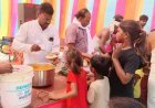 Sitapur : खैराबाद में रामायण पाठ का भव्य समापन, विशाल भंडारे में उमड़े सैकड़ों श्रद्धालु
