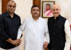 पश्चिम बंगाल के मुख्यमंत्री शुभेंदु अधिकारी से अचानक मिलने पहुंचे अभिनेता अनुपम खेर, जानिए दोनों के बीच क्या हुई बात!