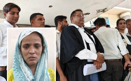 Sambhal: पति पर सोते वक्त उंडेला तेजाब, दोनों आंखों की रोशनी छिनी; पत्नी को उम्रकैद, 1.75 लाख का जुर्माना।