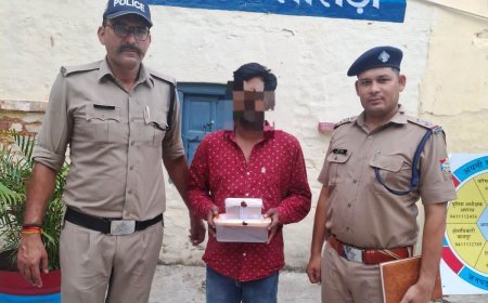 Bajpur : चोरी के टैबलेट और नकदी के साथ आरोपी गिरफ्तार