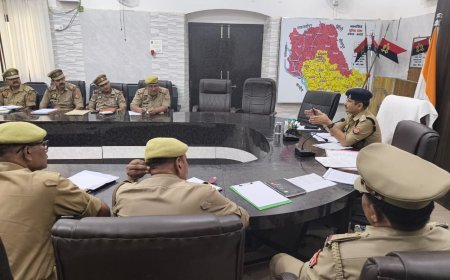 Hardoi : हरदोई में सड़क दुर्घटनाओं को रोकने के लिए समीक्षा बैठक