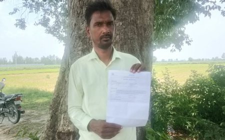 Hardoi: पुश्तैनी खेत में अवैध मिट्टी खनन का आरोप, किसान ने एसडीएम व एसपी से लगाई न्याय की गुहार