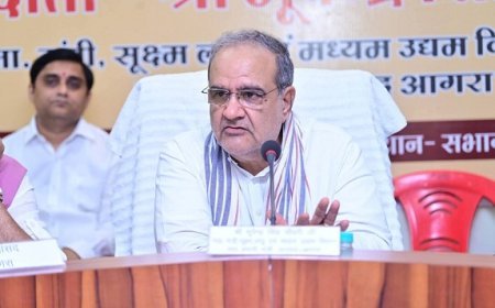 Agra: केंद्र सरकार के 12 वर्ष सेवा, सुशासन और जनकल्याण के स्वर्णिम अध्याय- भूपेन्द्र  चौधरी