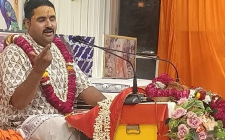 Hathras: श्रीमद्भागवत कथा में भक्ति, ज्ञान और वैराग्य का हुआ गुणगान