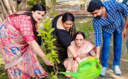 Hardoi: विश्व पर्यावरण दिवस पर कुबेर लाल जन सेवा संस्थान ने दिया हरियाली का संदेश, किया पौधरोपण