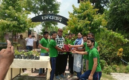 Hardoi: विश्व पर्यावरण दिवस पर डीएलएसए सचिव ने किया किशोर सम्प्रेक्षण गृह का निरीक्षण, पौधे वितरित कर किया जागरूक