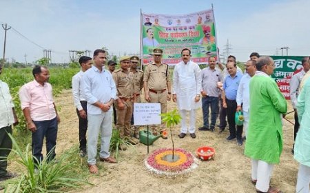 Hardoi: विश्व पर्यावरण दिवस पर विधायक माधवेन्द्र प्रताप सिंह ने किया वृक्षारोपण, दिया पर्यावरण संरक्षण का संदेश