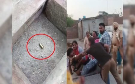 कस्टडी से छुड़ाने के प्रयास में परिजनों और पुलिस के बीच हुई हिंसक झड़प, एसएचओ और गनमैन घायल, आरोपी की मौत के बाद मामला गरमाया।