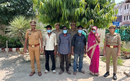 Hardoi : युवती की हत्या कर सांप के काटने का झूठा नाटक रचने वाले चार आरोपी गिरफ्तार