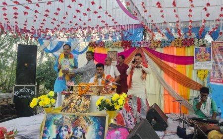 Hardoi : भागवत कथा ज्ञान का वह पावन मार्ग है जो जीवन को सही दिशा देता है- विधायक माधवेंद्र प्रताप सिंह