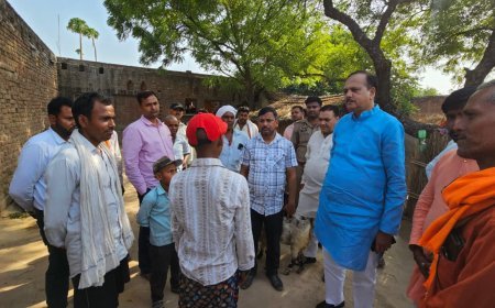 Hardoi : दुख की घड़ी में पीड़ितों के साथ खड़े हैं विधायक, शोक संतप्त परिवारों से मिलकर बंधाया ढांढस