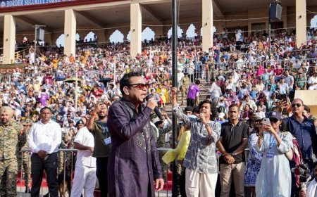 अटारी-वाघा बॉर्डर पर गूंजा 'मां तुझे सलाम', ए.आर. रहमान के सुरों ने सीमा पर तैनात जांबाज जवानों में फूंका नया जोश