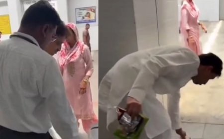Saharanpur : सहारनपुर मेडिकल कॉलेज में सांसद इमरान मसूद ने किया औचक निरीक्षण, गंदगी मिलने पर खुद साफ की और अफसरों को टोका