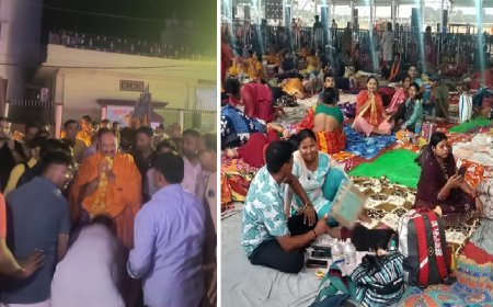 Ballia: शिव महापुराण की आज से बहेगी कथा सरिता, तैयार हुआ विशाल पंडाल, देर शाम पहुंचे कथावाचक प्रदीप मिश्रा