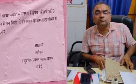 Hardoi: सीएचसी अधीक्षक के फैसले से ‘फर्जी पत्रकारों’ पर कसा शिकंजा, स्वास्थ्य व्यवस्था सुधारने की पहल