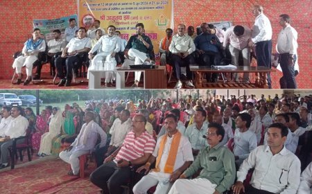 Hardoi: केन्द्र सरकार के 12 वर्ष पूर्ण होने पर बावन में रात्रि चौपाल, जनकल्याणकारी योजनाओं पर हुई चर्चा