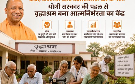 Lucknow: सेवा, सम्मान और स्वाभिमान का संगम: योगी सरकार की पहल से वृद्धाश्रम बना आत्मनिर्भरता का केंद्र