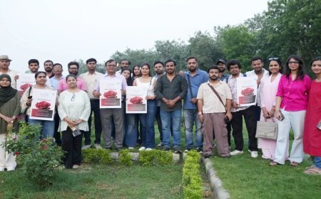 Lucknow : 40 डिग्री तापमान में भी एलडीए के रोज गार्डेन में खिलखिला रहे गुलाब 