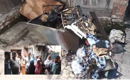 Sambhal: शादी की तैयारियों पर आग का कहर: दो बेटियों के दहेज का सामान, नकदी और जेवर जलकर राख, लाखों का नुकसान