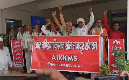 गंगा एक्सप्रेसवे के किनारे प्रस्तावित 'औद्योगिक गलियारे' के खिलाफ किसानों का हल्ला बोल, सरकार पर लगाए गंभीर आरोप