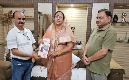 केंद्र सरकार के 12 वर्ष पूरे होने पर वरिष्ठ जनों से संवाद, जिला पंचायत अध्यक्ष प्रेमावती ने गिनाईं उपलब्धियां