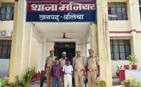 Ballia : अपहरण और दुष्कर्म के दो आरोपी गिरफ्तार, पीड़ित लड़की को पुलिस ने सुरक्षित निकाला